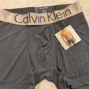 Calvin Klein Steel Microfiber Boxer Briefs Medium Gray